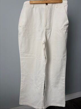 SHEIN Hi-waisted Cream Coloured Jeans